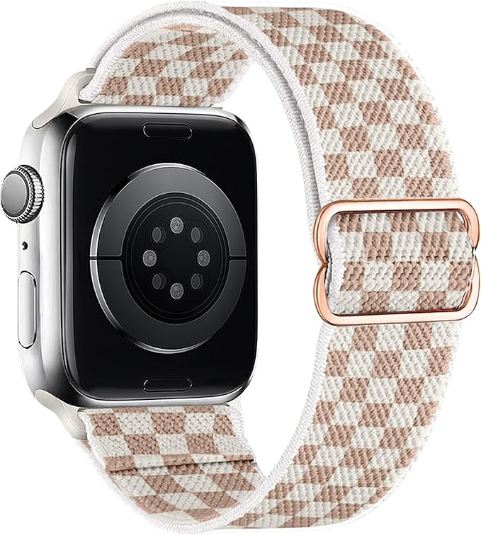 Stretchy Nylon Loop Bands Compatible with Apple Watch 38mm 40mm 41mm 42mm 44mm 49mm 46mm Adjustab... | Amazon (US)