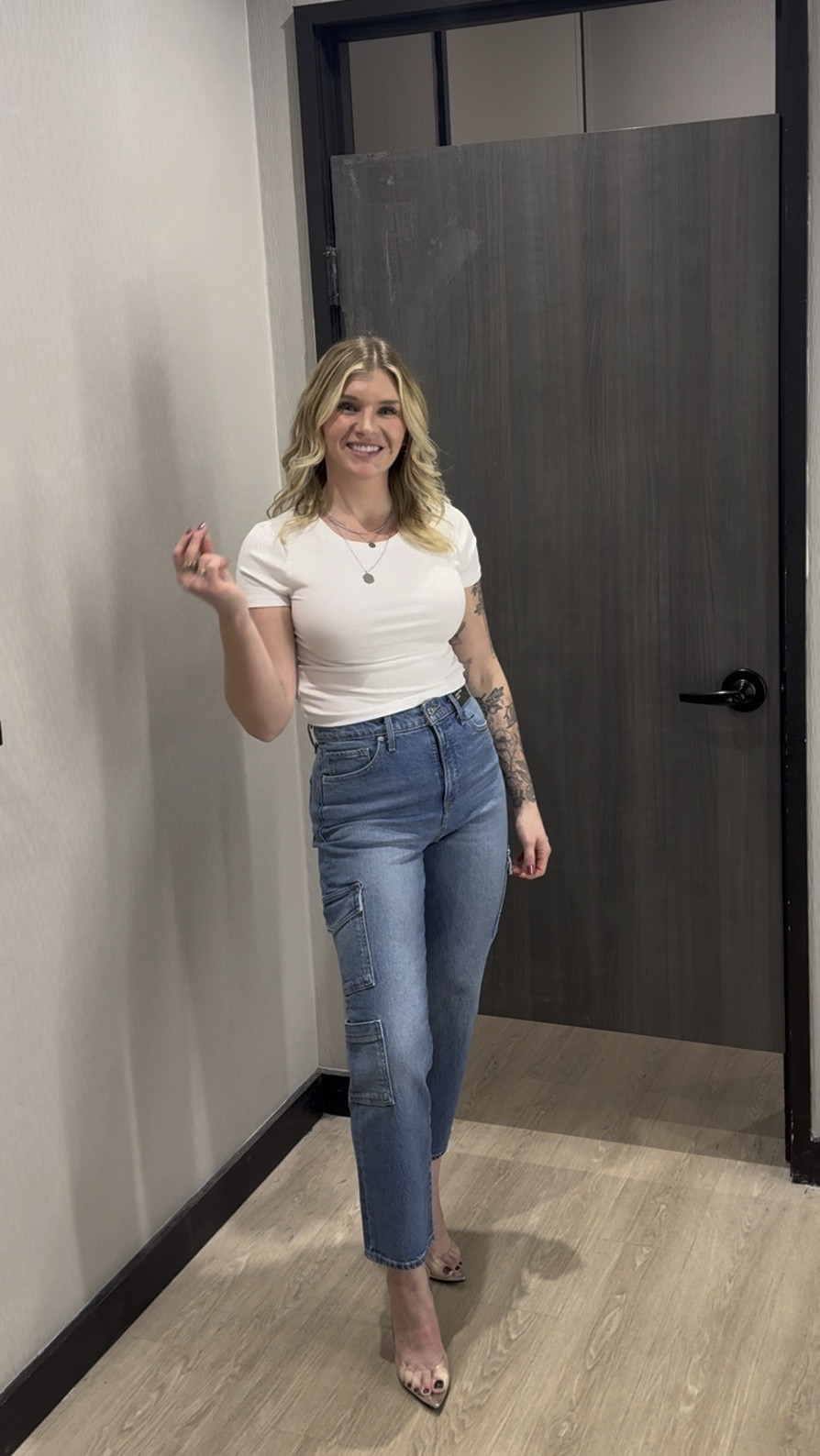 Step up your denim game with some of these fun leg shapes! Wearing a size 6 in all jeans

#springdenim #flares #cargo #straightleg #elevatedclassics #springoutfit #casualoutfit

#LTKSpringSale #LTKfindsunder100 #LTKstyletip