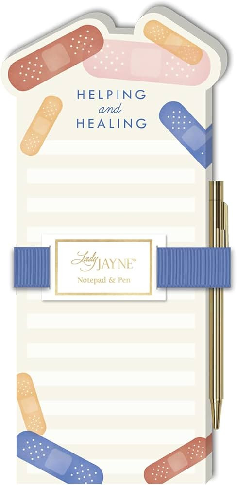 Lady Jayne Diecut Notepad With Pen, Nurse Bandages (13048) | Amazon (US)