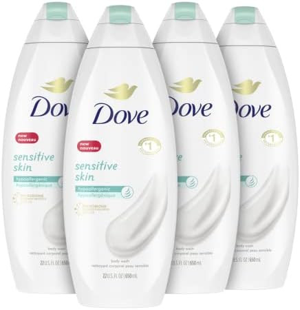 Dove Hypoallergenic Body Wash To Moisturize Sensitive Skin Body Wash For Sensitive Skin Sulfate a... | Amazon (US)