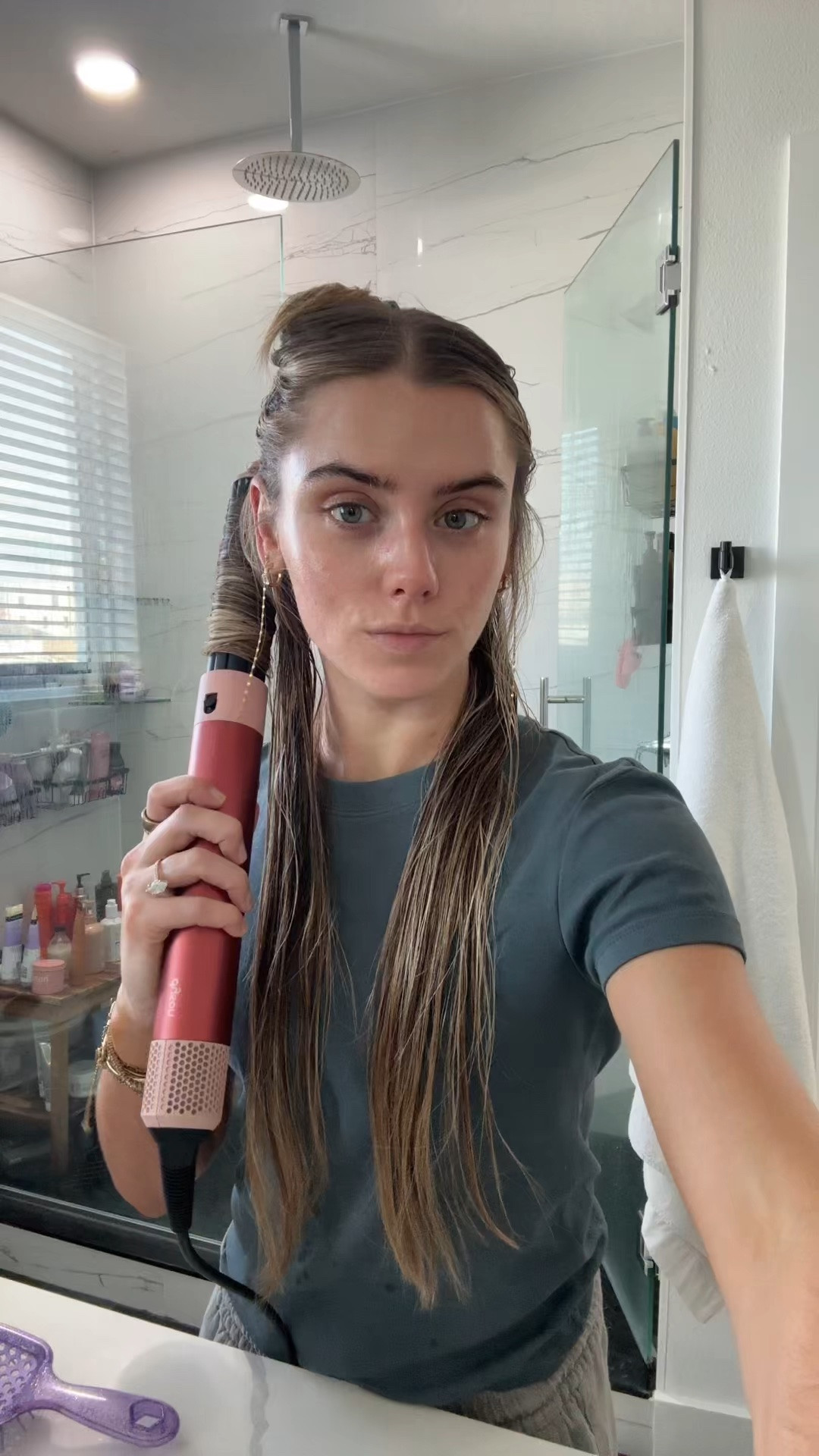 My airwrap Dyson blowout it’s all about the products you use like Volumizing styling foam and volume spray and of course don’t forget the hair spray!
@dyson

#LTKgrwm #LTKselfcare #LTKBeauty