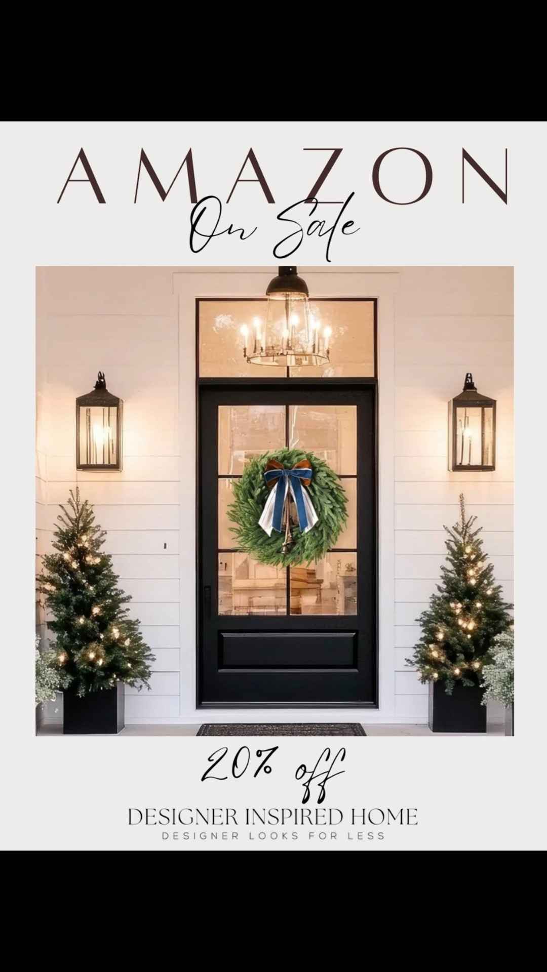 Amazon wreath that includes the bells and ribbon is 20% off! 

#LTKHome #LTKSaleAlert #LTKSeasonal