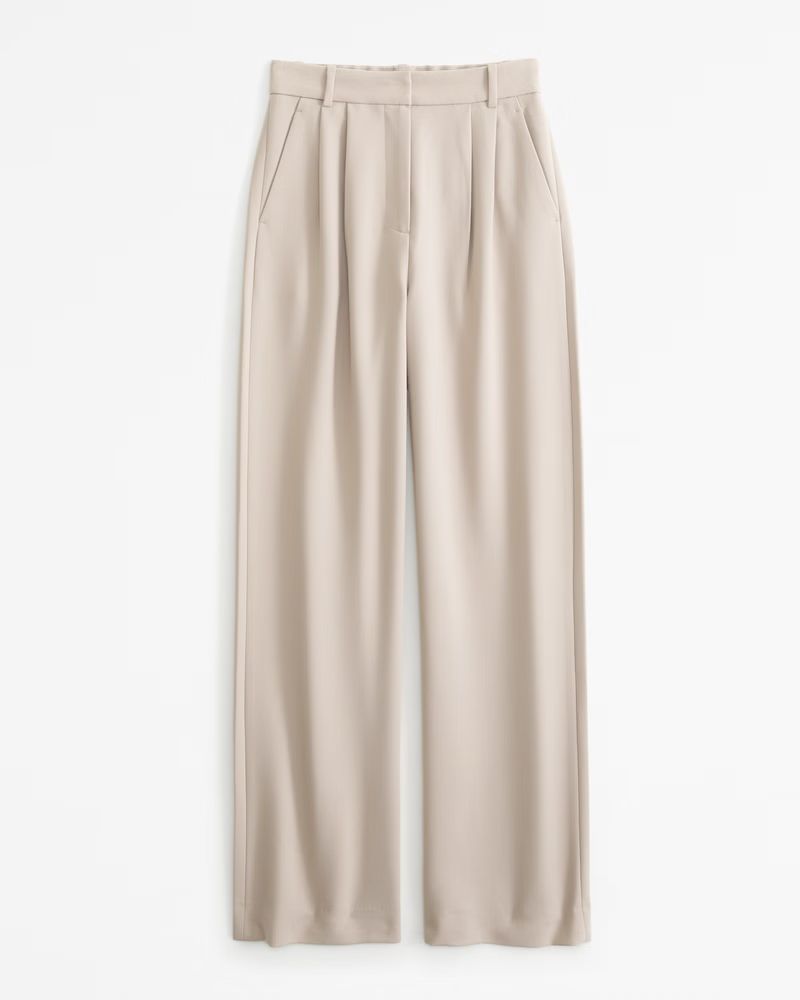 Women's A&F Sloane Tailored Pant | Women's Bottoms | Abercrombie.com | Abercrombie & Fitch (US)