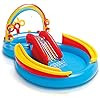 Intex Rainbow Ring Inflatable Play Center, 117" X 76" X 53", for Ages 2+ | Amazon (US)