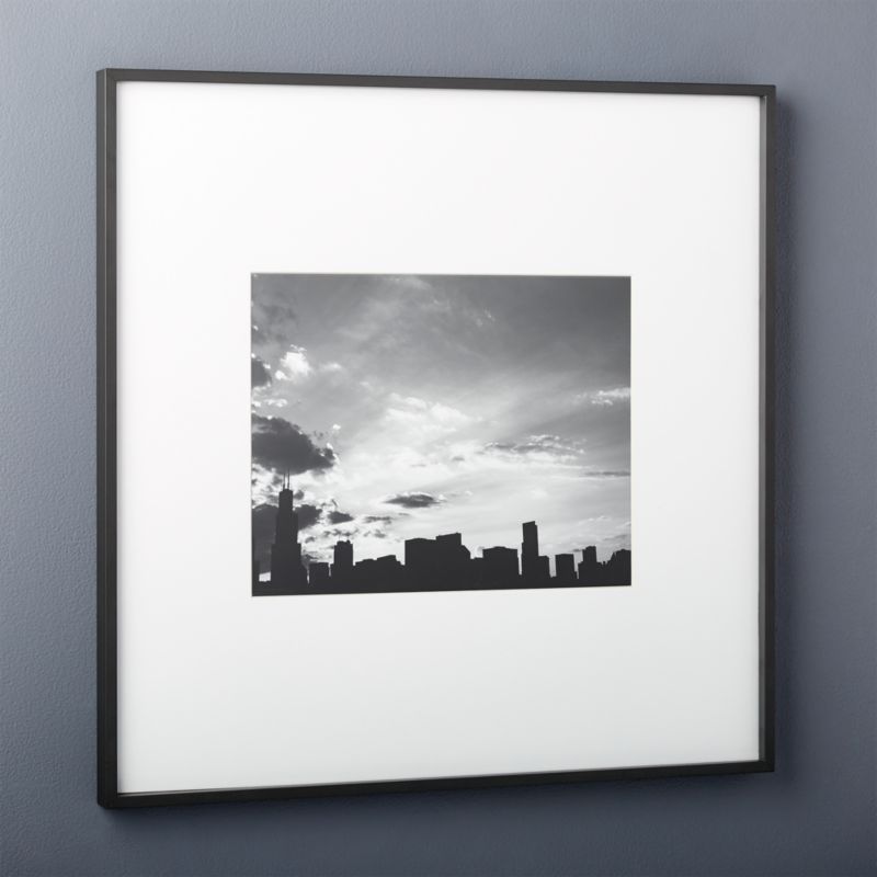 Gallery Black 11x14 Picture Frame + Reviews | CB2 | CB2