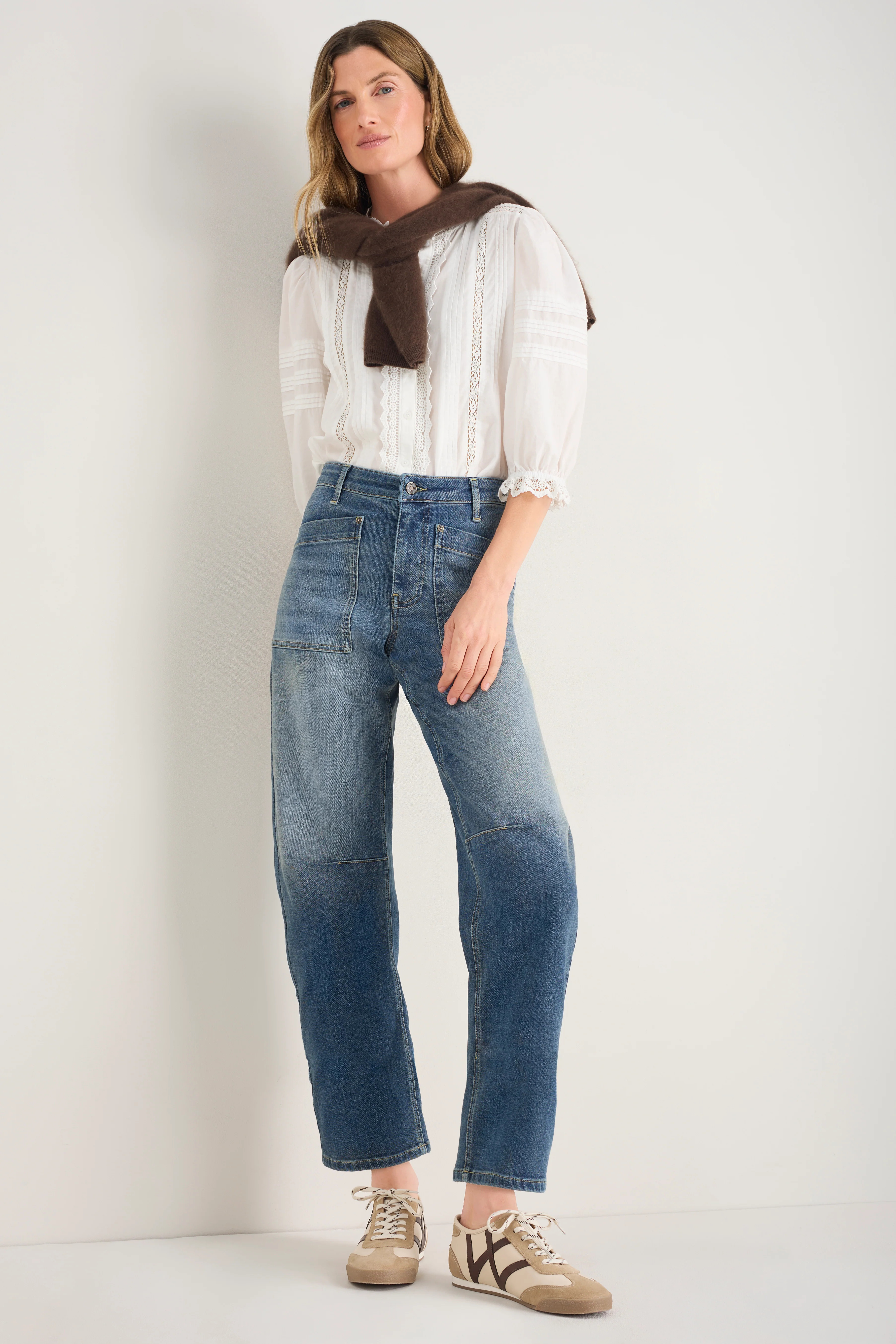 Paloma Barrel Jean - Vintage Wash | WYSE London