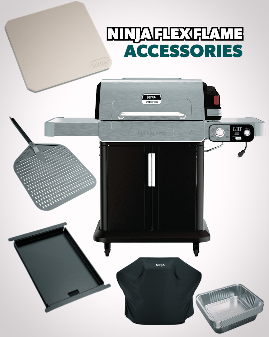 Meet the Ninja FlexFlame – Ninja's newest outdoor grill. With these accessories, you can turn the grill into a pizza oven and griddle. #LTKBBQ #LTKOutdoor #LTKFaves 

 #LTKWatchNow
