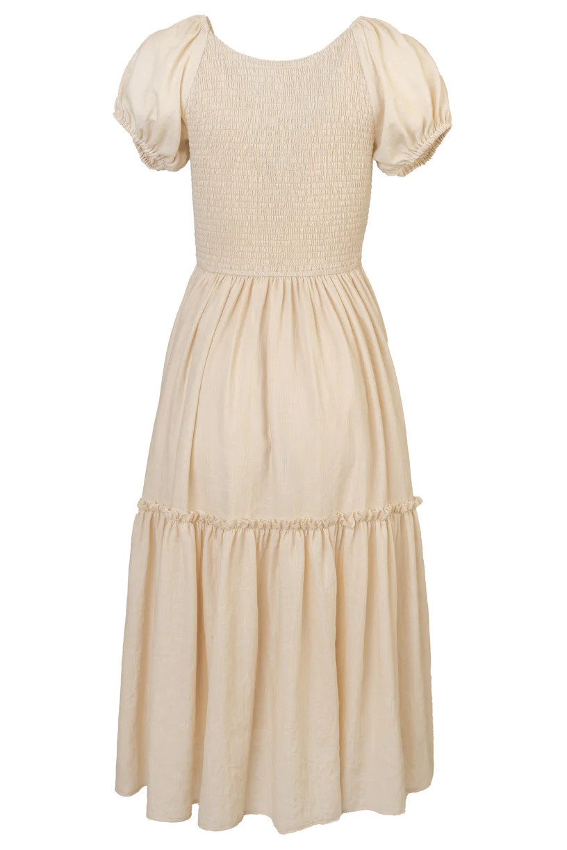 Sienna Dress in Cream | Ivy City Co