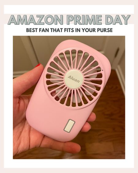 The fan is an absolute must have during the hot summer months. It's so narrow and small. It fits perfectly in your purse.

#LTKsalealert #LTKxPrimeDay #LTKFind