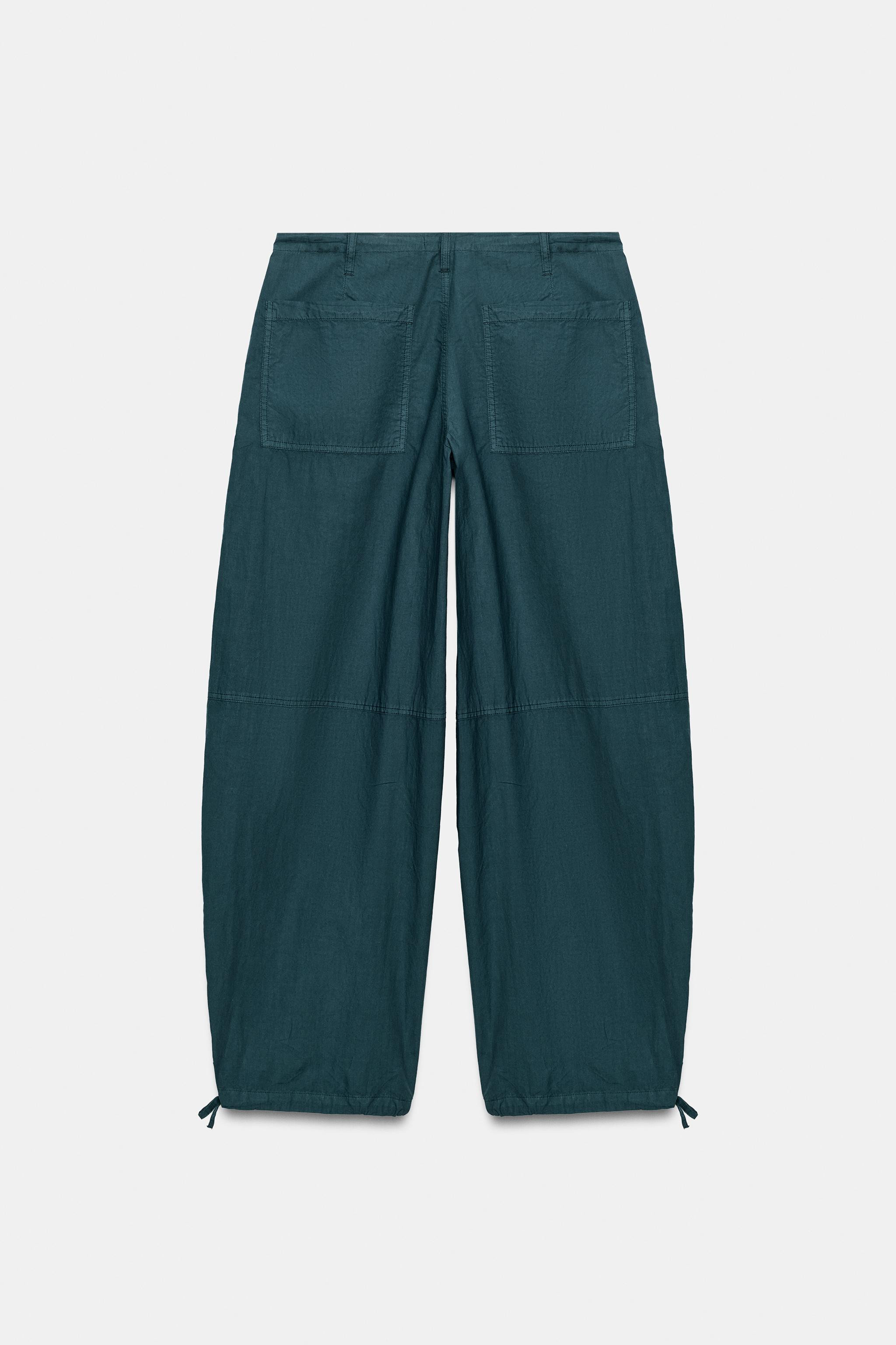 DRAWSTRING WIDE-LEG PANTS | Zara US