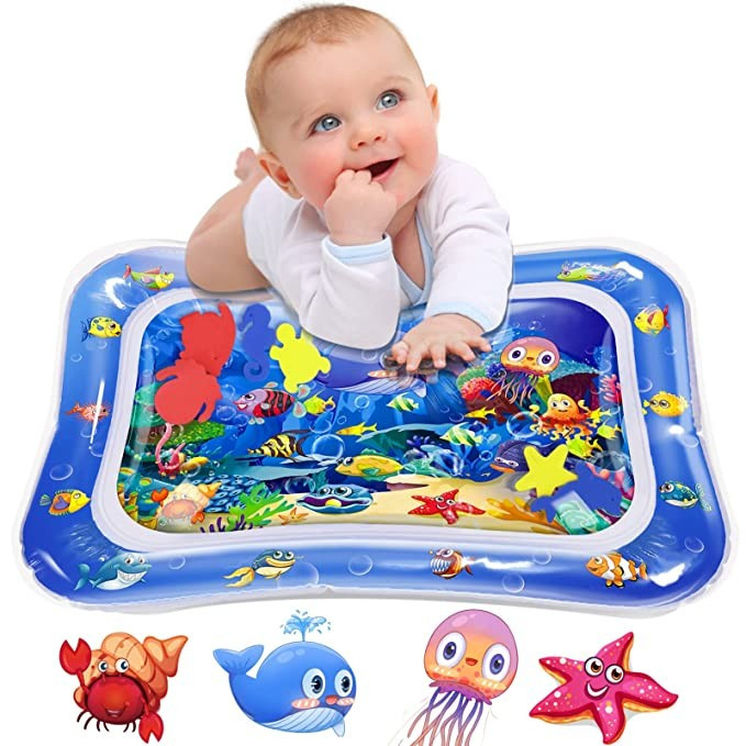 Infinno Inflatable Tummy Time Mat Premium Baby Water Play Mat for Infants and Toddlers Baby Toys ... | Amazon (US)