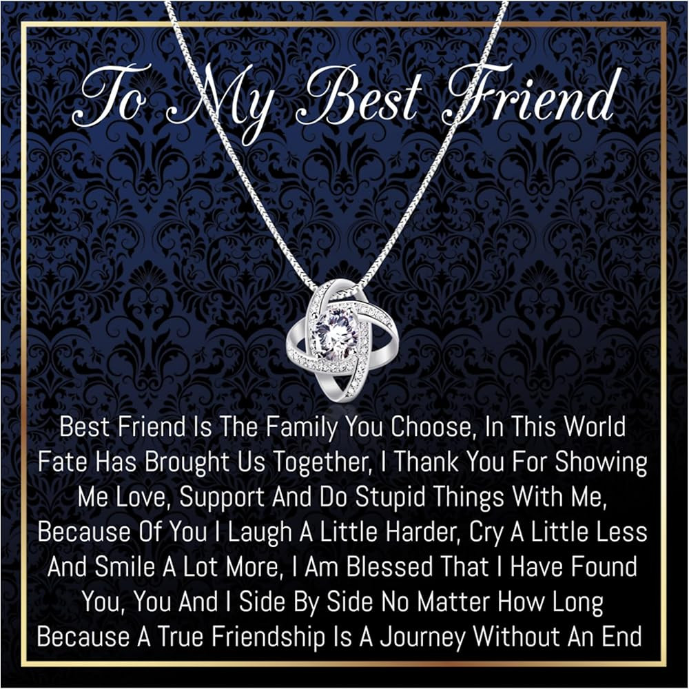 Best Friend Necklace for Long Distance, Birthday Gift, Jewelry | Amazon (US)