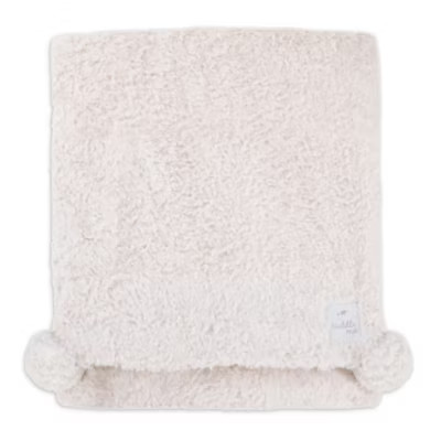 Cuddle Me Nursery Throw/Mommy Blanket in Ivory | buybuy BABY