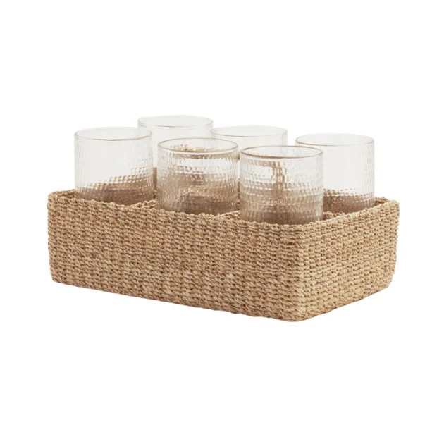 Folly Glassware Holder - Natural | Cailini Coastal