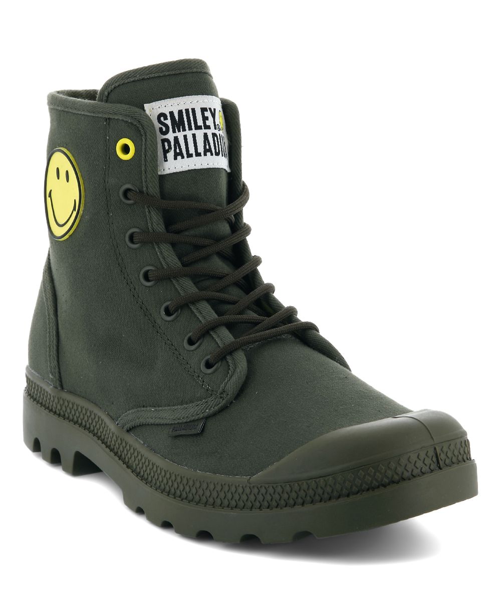 Palladium Casual boots OLIVE - Olive Night Pampa Smiley Festbag Boot - Adult | Zulily