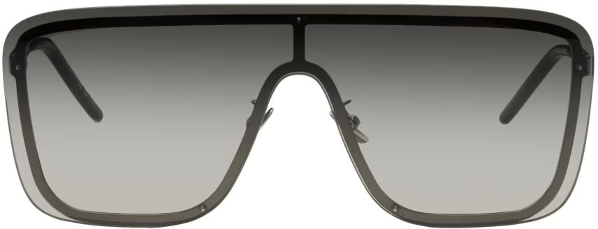 Black SL 364 Mask Sunglasses | SSENSE