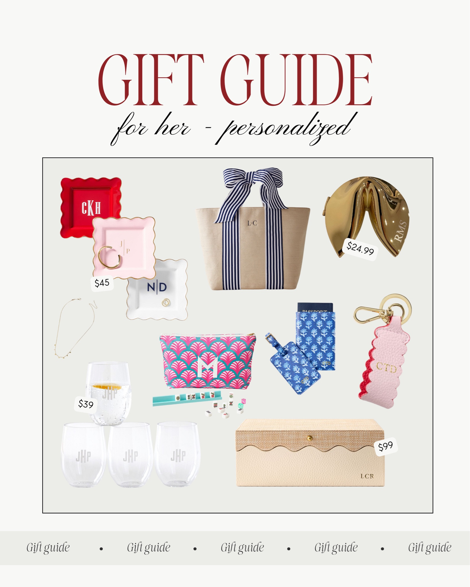 Gifts // gift guide // gifts for her // mom // sister // friend // mother in law // personalized // personalized gifts // gifts under 100 // gifts over 100 // travel gifts // home gifts // hostess // trinkets // daughter // daughter in law

#LTKCyberWeek #LTKHoliday #LTKGiftGuide