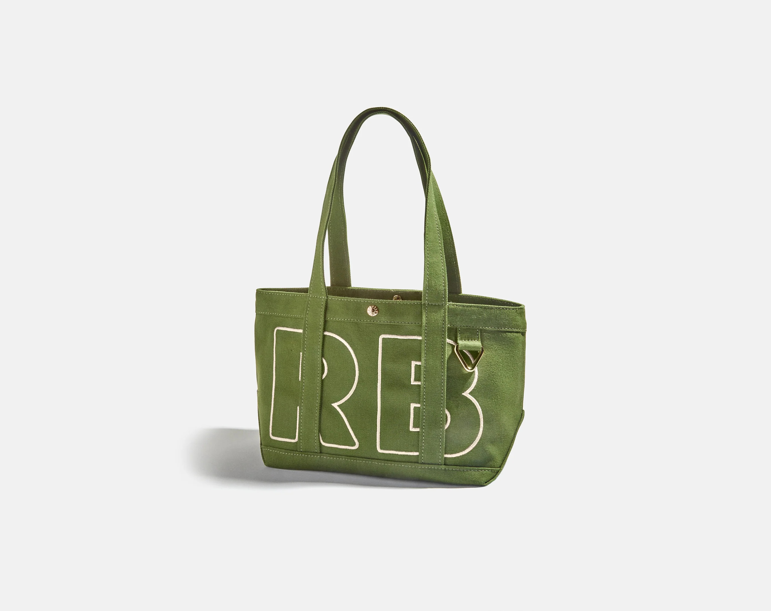 Custom Alpha Tote - Olive Green | BaubleBar