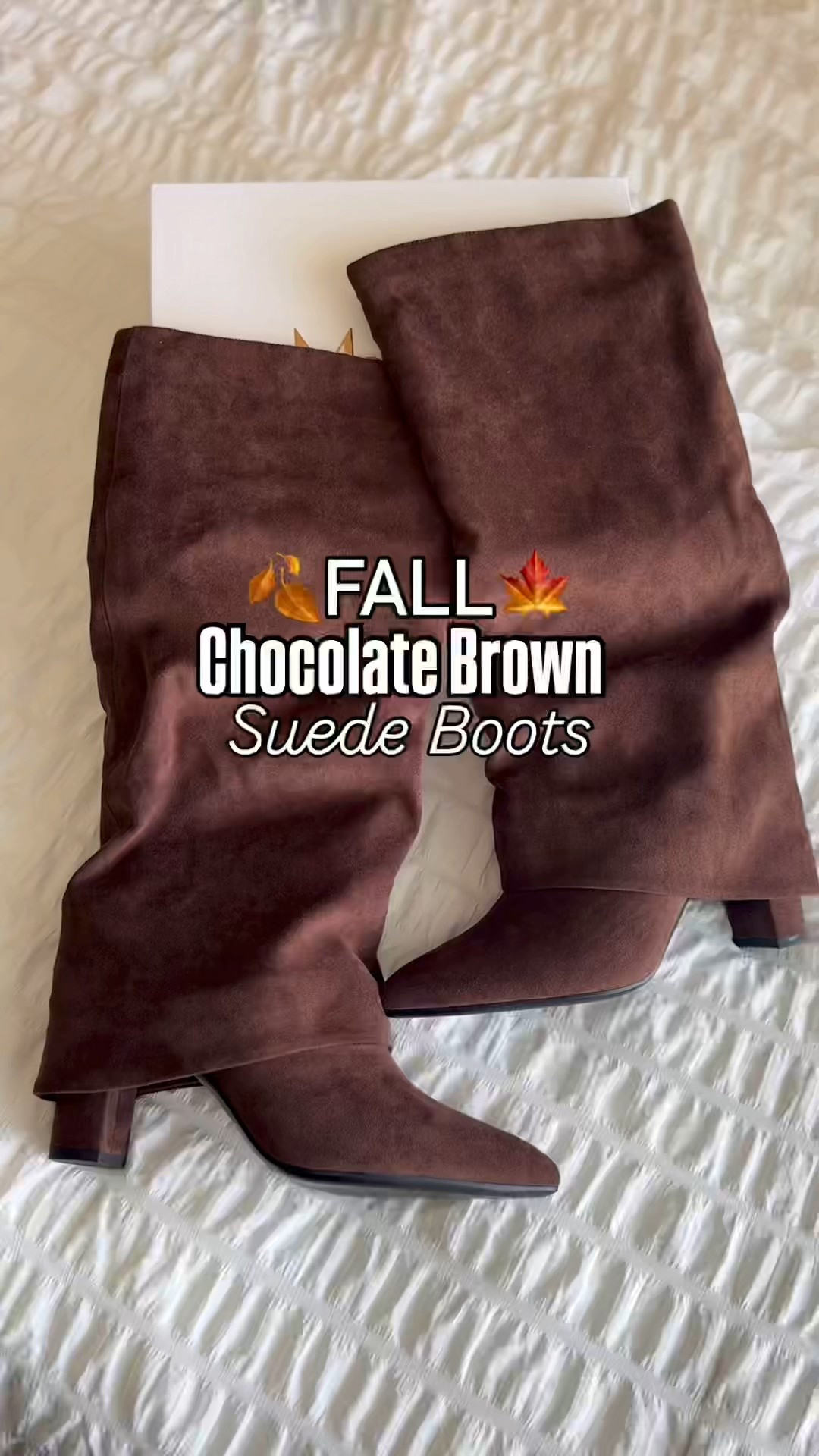 The perfect chocolate brown boots for Fall! Love the suede material and knee height length! They go with so much and come in several colors on Amazon. Run true to size! 

Fall boots / chocolate brown boots / fall fashion / suede boots / affordable fashion / knee high boots / amazon fall outfit / date night outfit / skirt and boots / womens boots / fall outfit inspo

#womensboots #chocolatebrown #fallfashion #womenfashion #datenightoutfit #amazonoutfit #kneehighboots #falloutfitinspo #amazonfalloutfit. #slouchyboot #explorepage #falloutfit #suedeboots #fashioninspo #chocolatebrownboots #fallstyle #amazonboots #styleinspo #ootdfashion #amazonfallfashion  #affordablefashion #ltkstyletip #ltkshoecrush 

#LTKShoeCrush #LTKStyleTip #LTKFindsUnder100