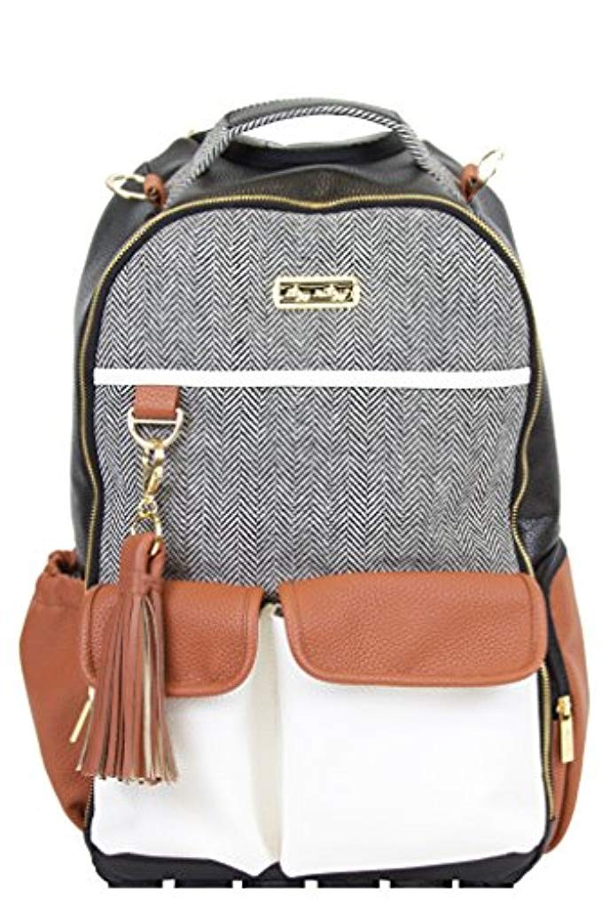 Itzy Ritzy Diaper Bag Backpack – Large Capacity Boss Backpack Diaper Bag Featuring Bottle Pockets, C | Amazon (US)