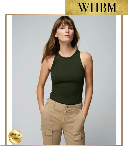 White House Black Market • WHBM FORME Rib Tank

#LTKfindsunder50 #LTKstyletip #LTKworkwear