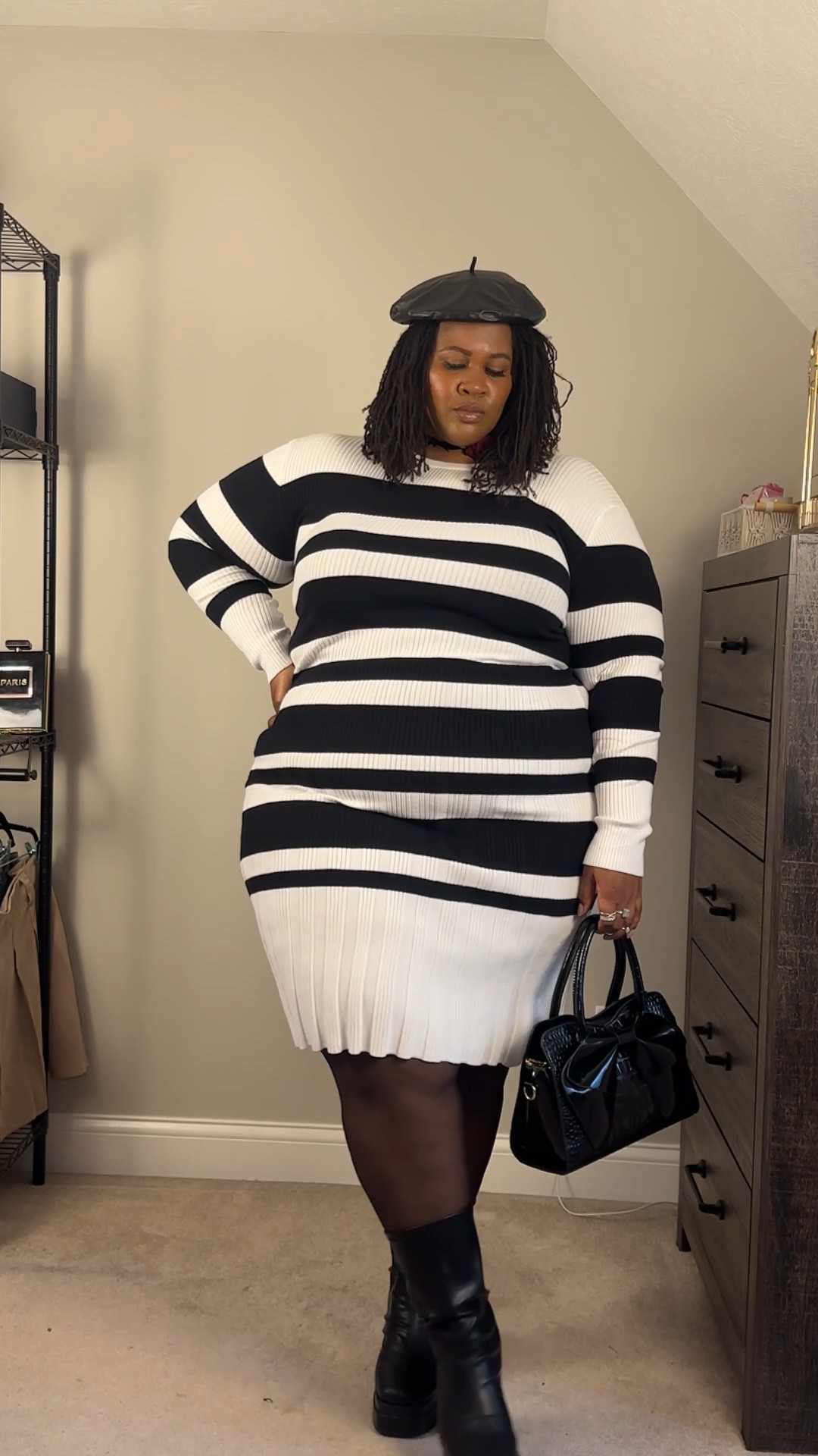 Sweater dresses for the win! I’m wearing a size 26 in this one. Who says plus size girlies can’t wear stripes??

#LTKFindsUnder50 #LTKPlusSize #LTKShoeCrush