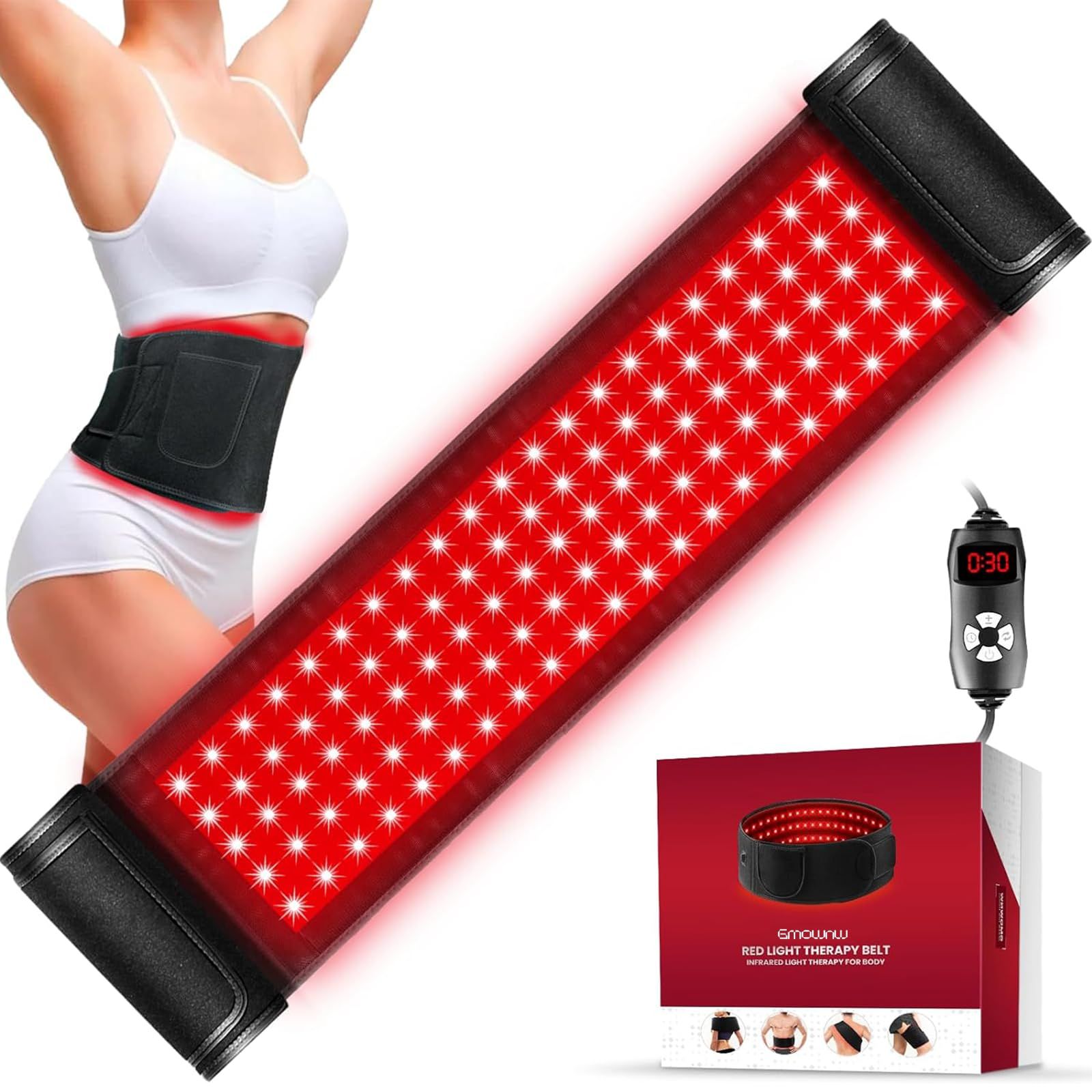 Red Light Therapy for Body, Infrared Light Therapy for Shoulder Waist Muscle Pain Relief, Upgrade... | Amazon (US)