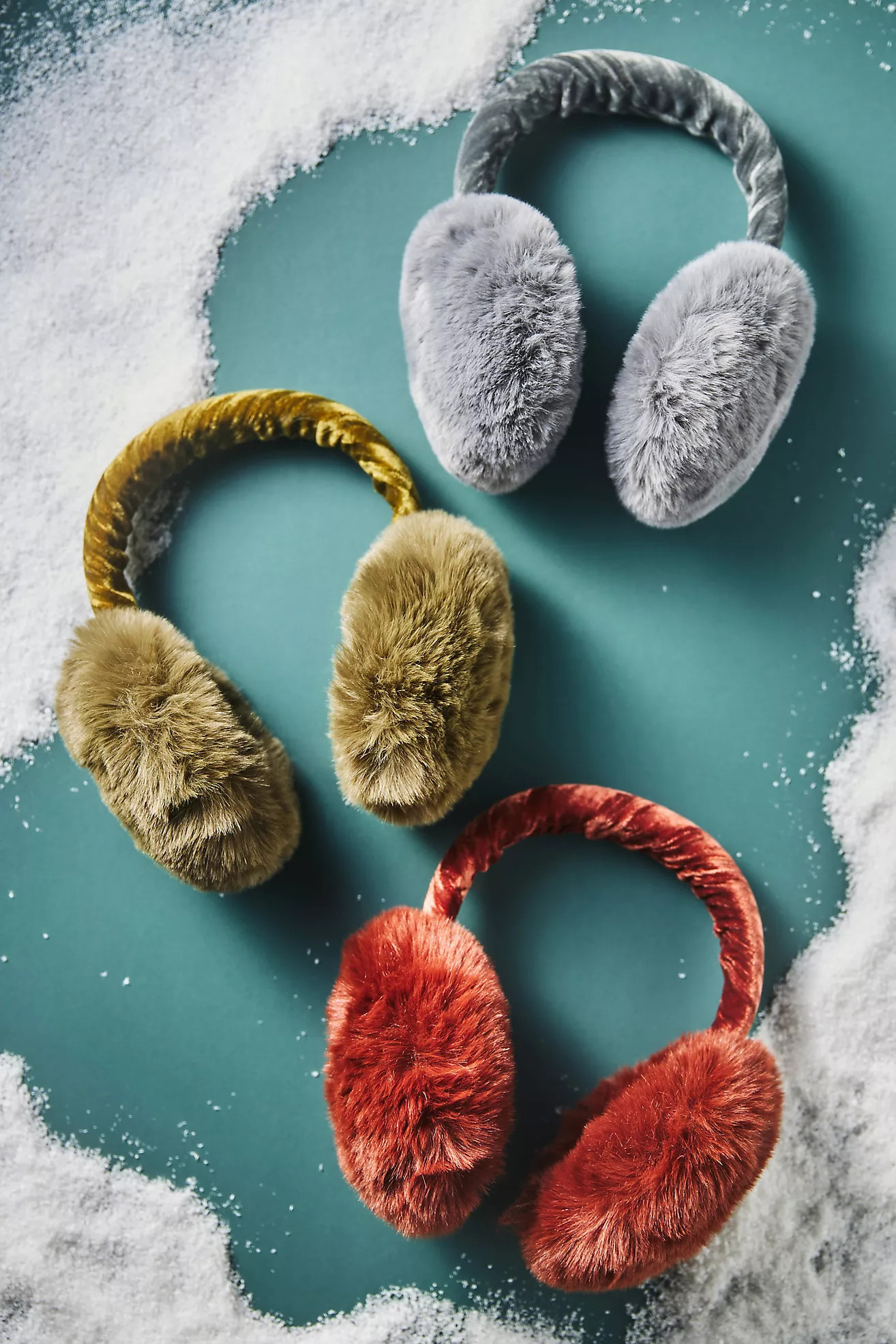 Velvet Fuzzy Earmuffs | Anthropologie (US)