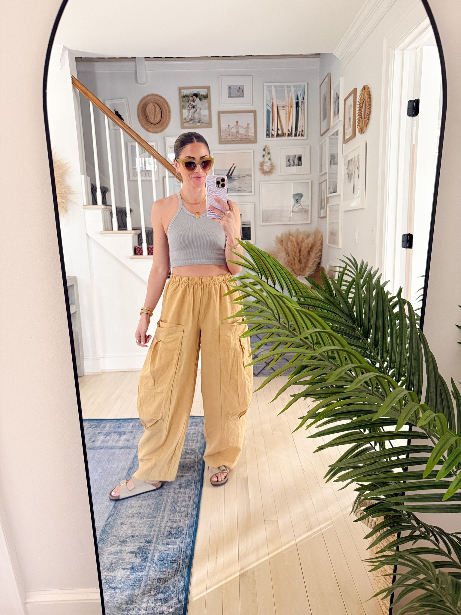Cute little OOTD 🌻✨

OOTD, FP Movement, athleisure, crop tank, wide leg pants, Birkenstocks, vintage sunglasses, Amazon finds, summer outfit, casual outfit, everyday look, effortless style, spring outfit, sandals

#LTKootd #LTKSeasonal #LTKOver40