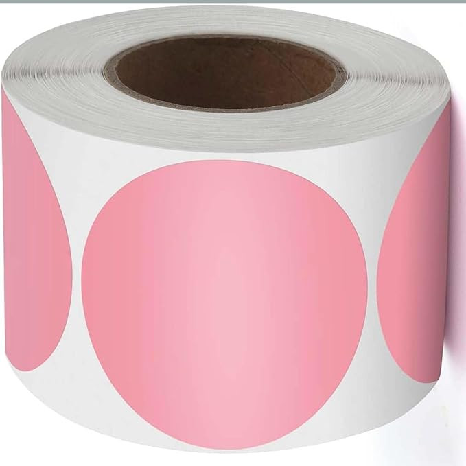 2 Inch Circle Direct Thermal Labels Self-Adhesive Round Label Stickers for Color Coding, Inventor... | Amazon (US)