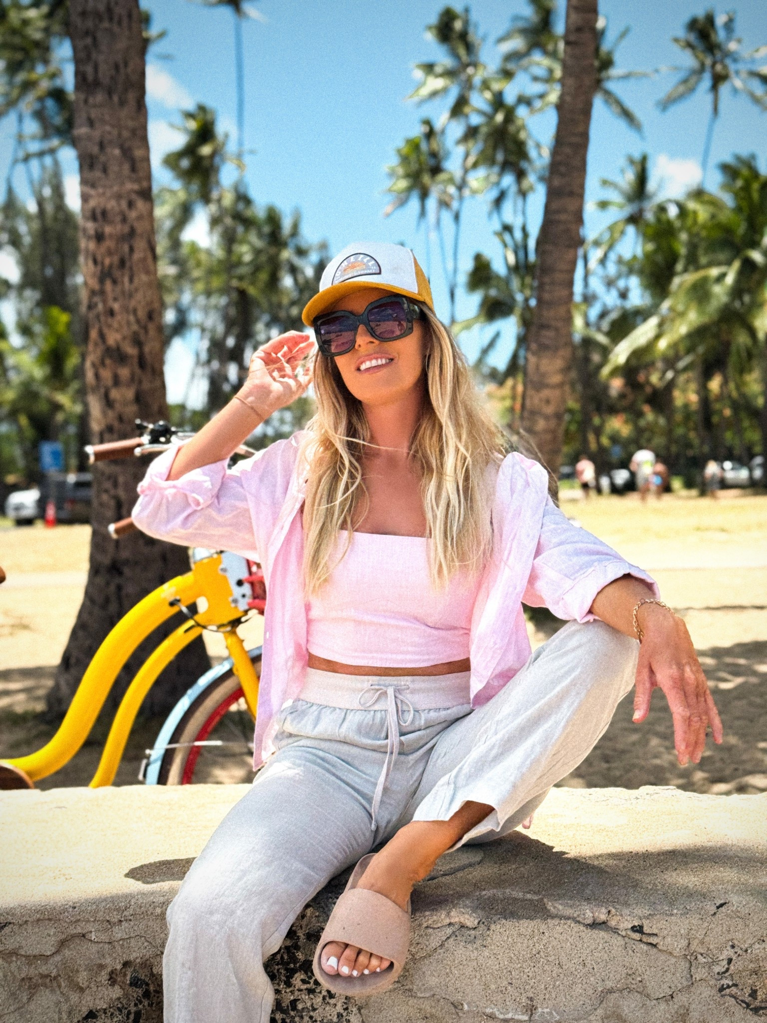 Serving vacation fits and good deals 💼🌴 Linen shirt = on sale, me = relaxed 👀

#LTKTravel #LTKSaleAlert #LTKMidsize