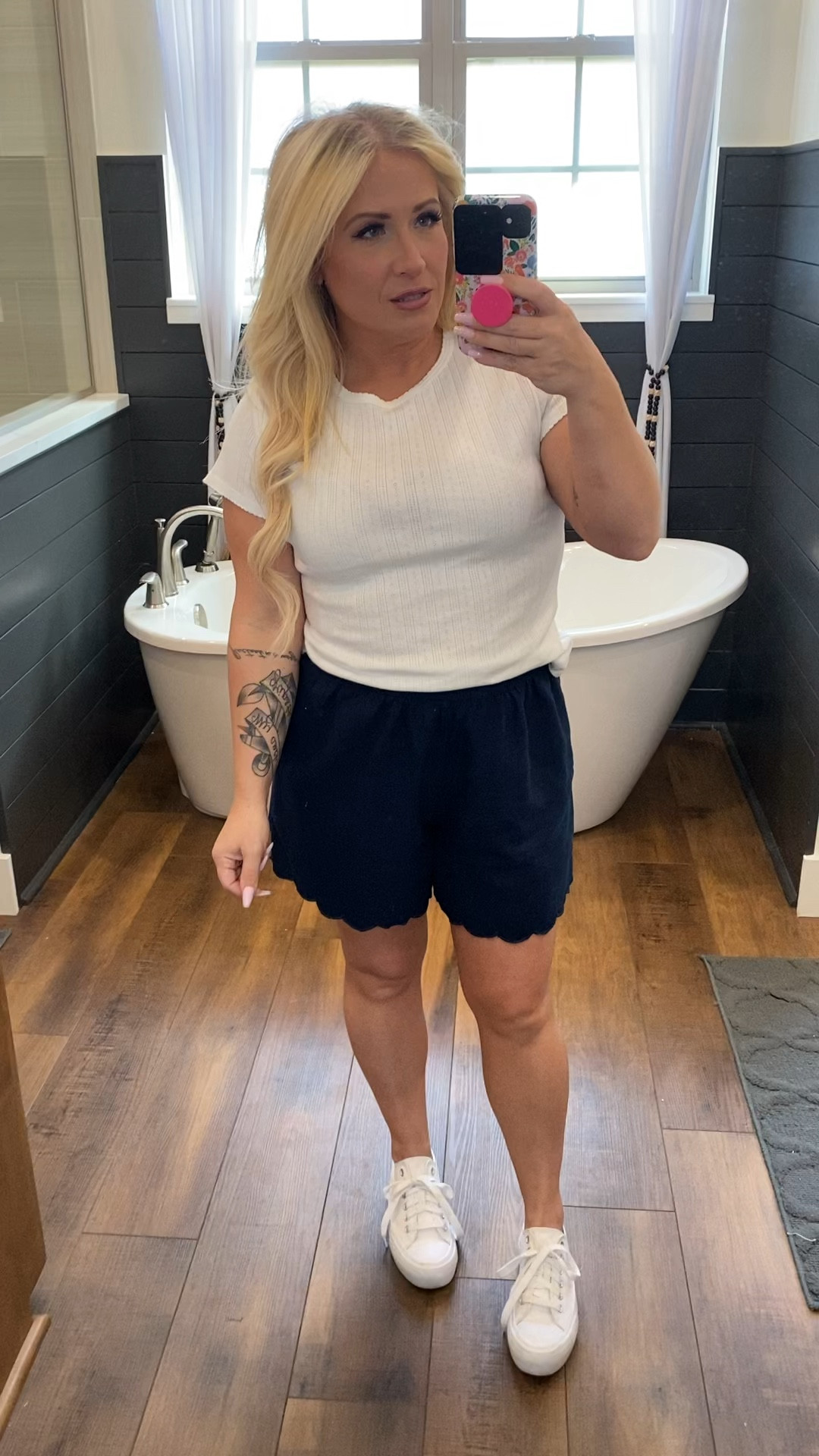 Elevated knit tee. Perfect for spring. 

#LTKSeasonal #LTKSpringSale #LTKOver40