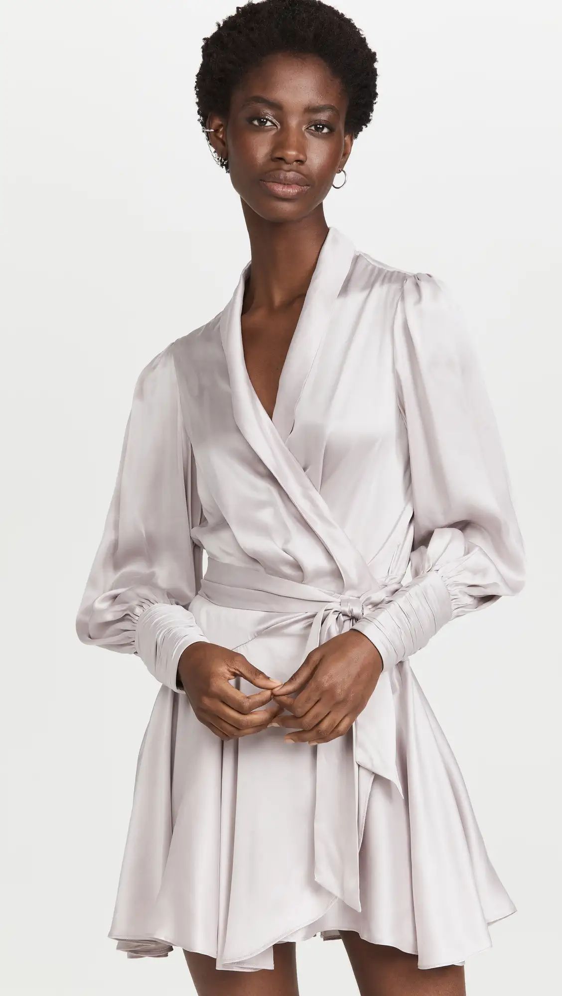 Zimmermann Silk Wrap Mini Dress | Shopbop | Shopbop
