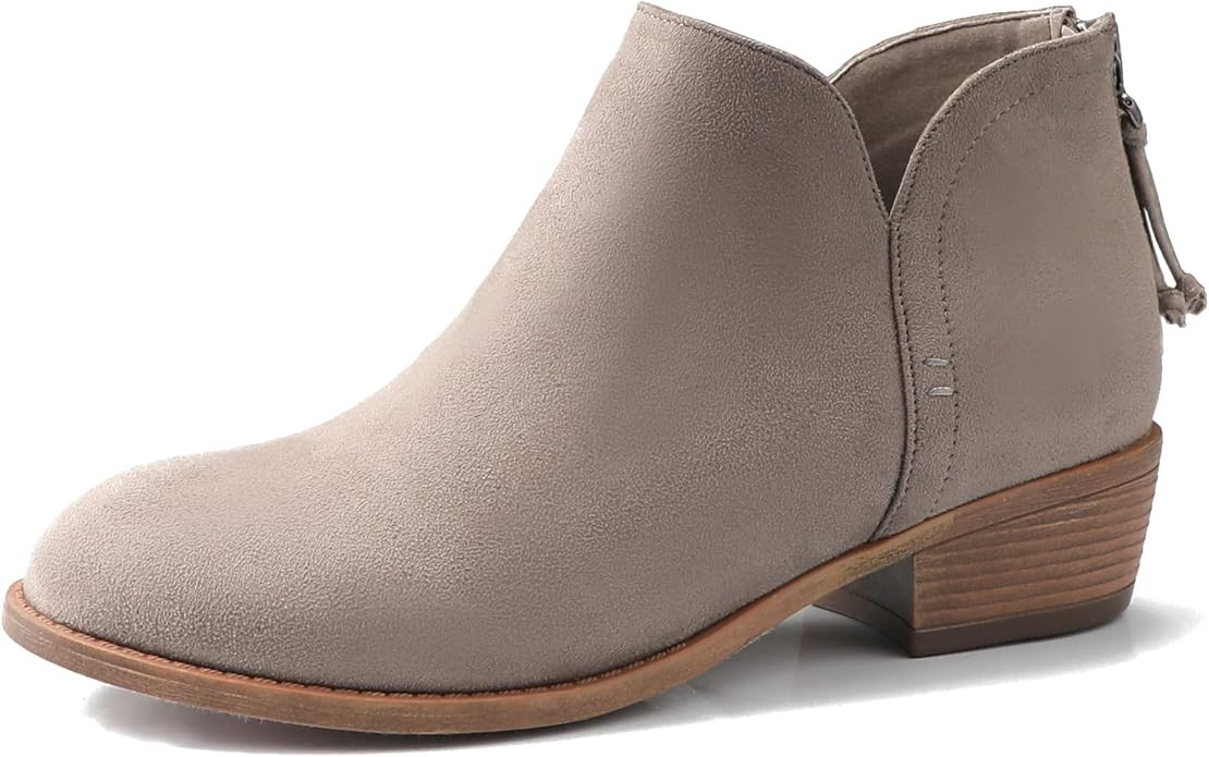 NinetinGel Ankle Boots for Women.Women's Low Heeled Booties.Fashion Thick Heel Design | Amazon (US)