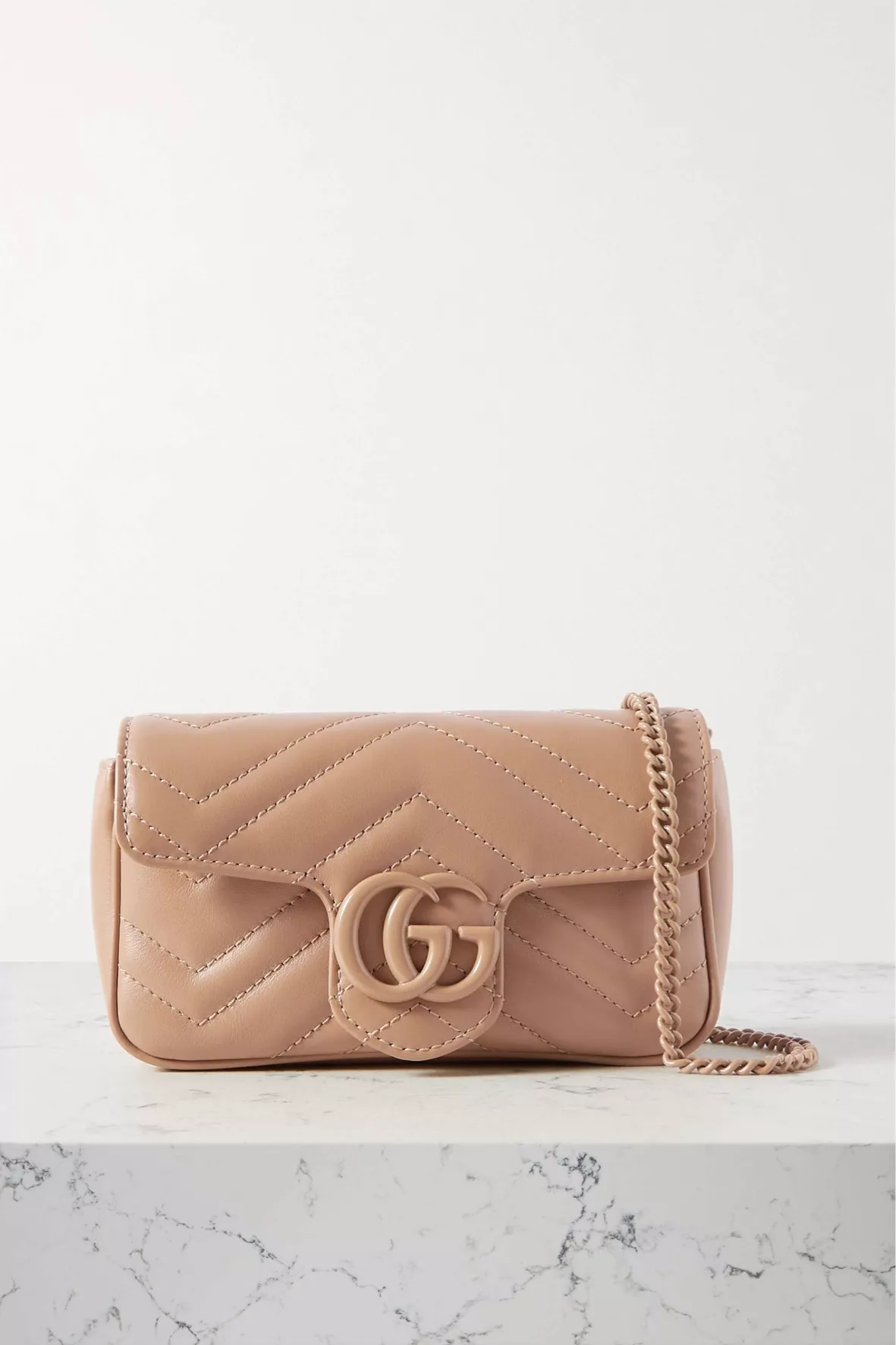 Gucci GG Marmont super mini bag, Neutrals