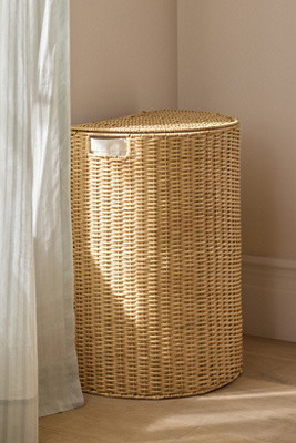 Wicker Half Moon Hamper | Anthropologie (US)