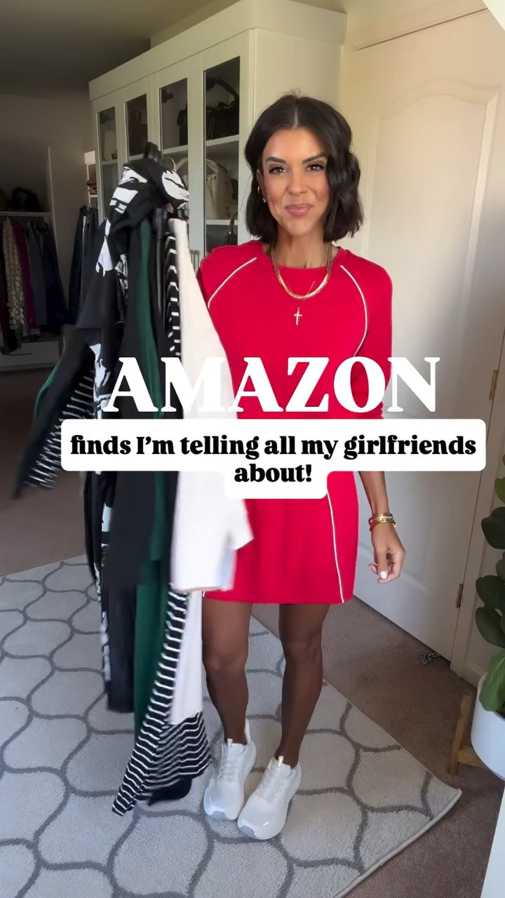 Amazon finds  I’m telling my girlfriends about! I’m 5’5 and in size small in all.

#LTKdayinmylife #LTKgrwm #LTKmomlife