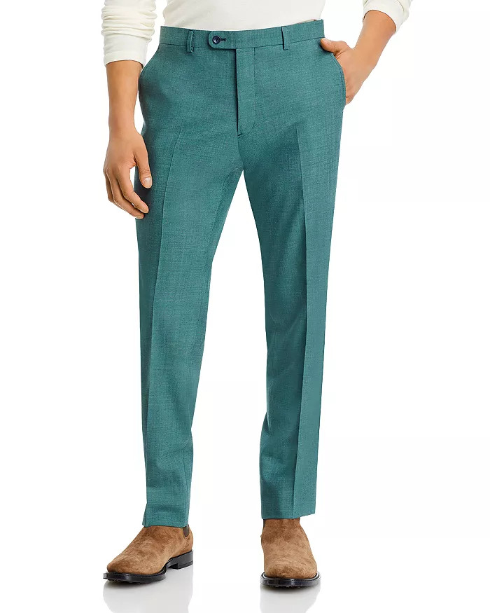 Tic Weave Slim Fit Suit Pants | Bloomingdale's (US)