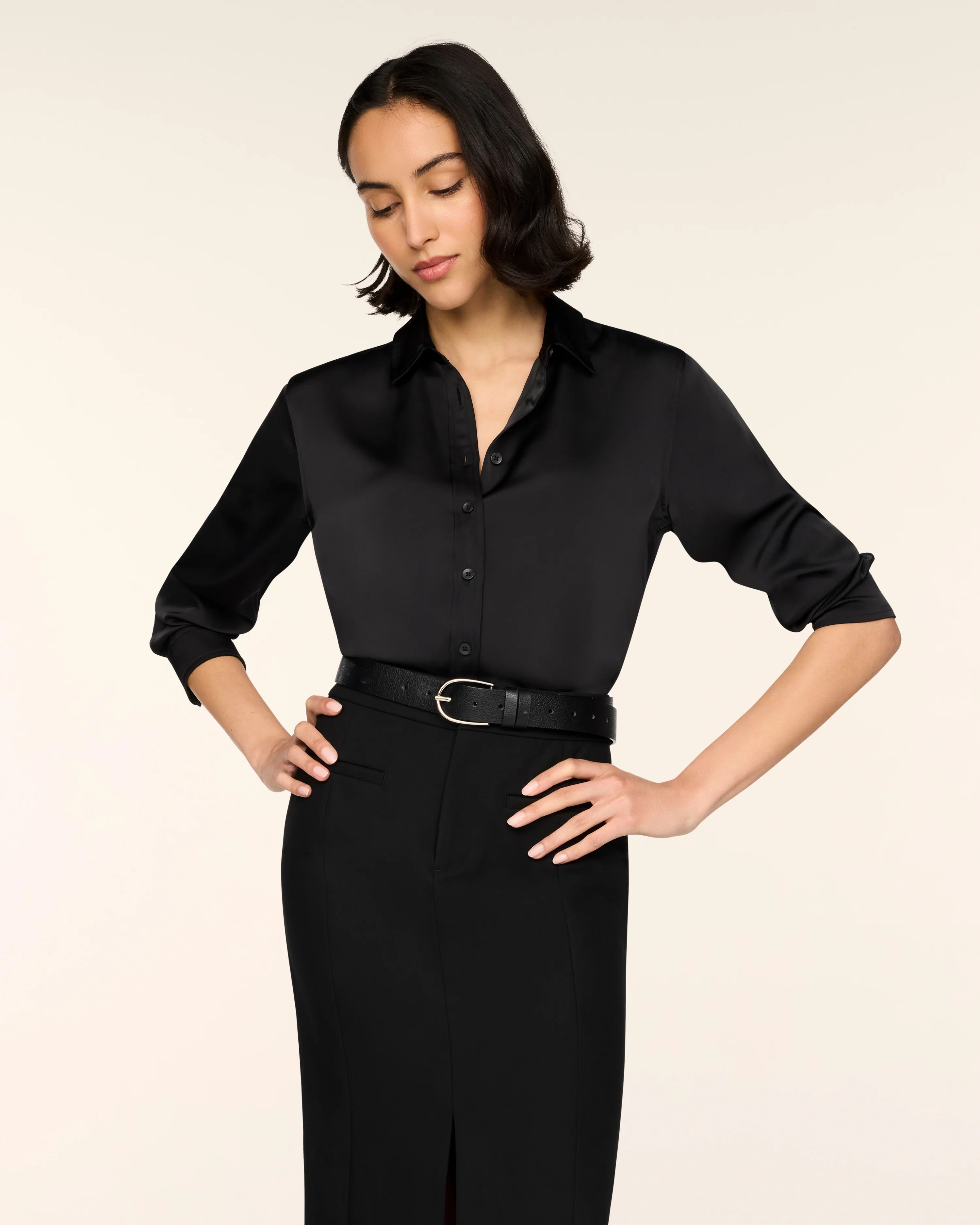 Silky Smooth Button-Down Bodysuit | SPANX | Spanx