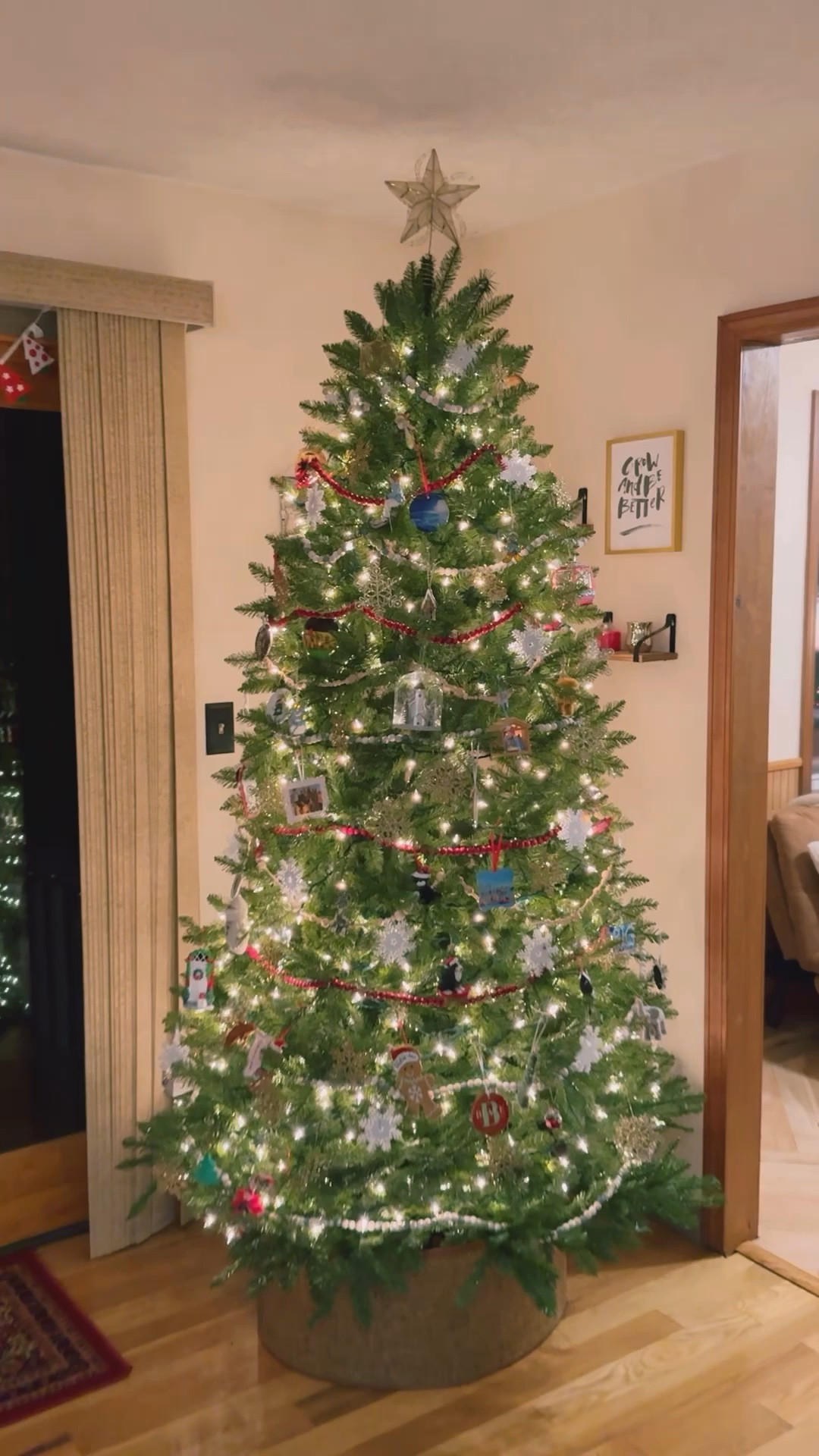 Our Christmas tree !🎄 loving how real it looks & the coziness it’s already bringing to our living room🥰 

Most of our decorations are sentimental & ones we’ve collected over the years, but I did pick up a few new things & linked them☺️

#LTKSeasonal #LTKHoliday #LTKHome