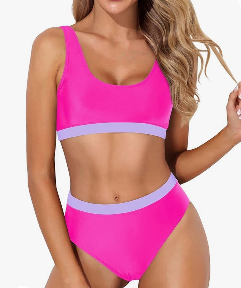 Amazon high waisted bikini swimsuit!! Amazon swimwear. Amazon swimsuit! Amazon big spring sale!! 

#LTKsalealert