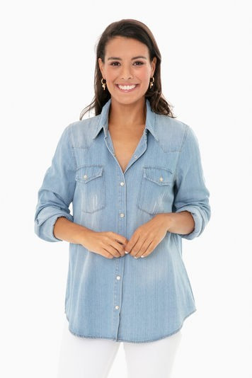 Chambray Steele Shirt | Tuckernuck (US)