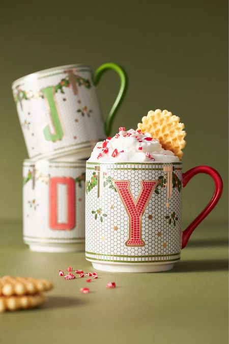 New monogram holiday mugs make the best Christmas gifts! 

#LTKhome #LTKHoliday #LTKsalealert