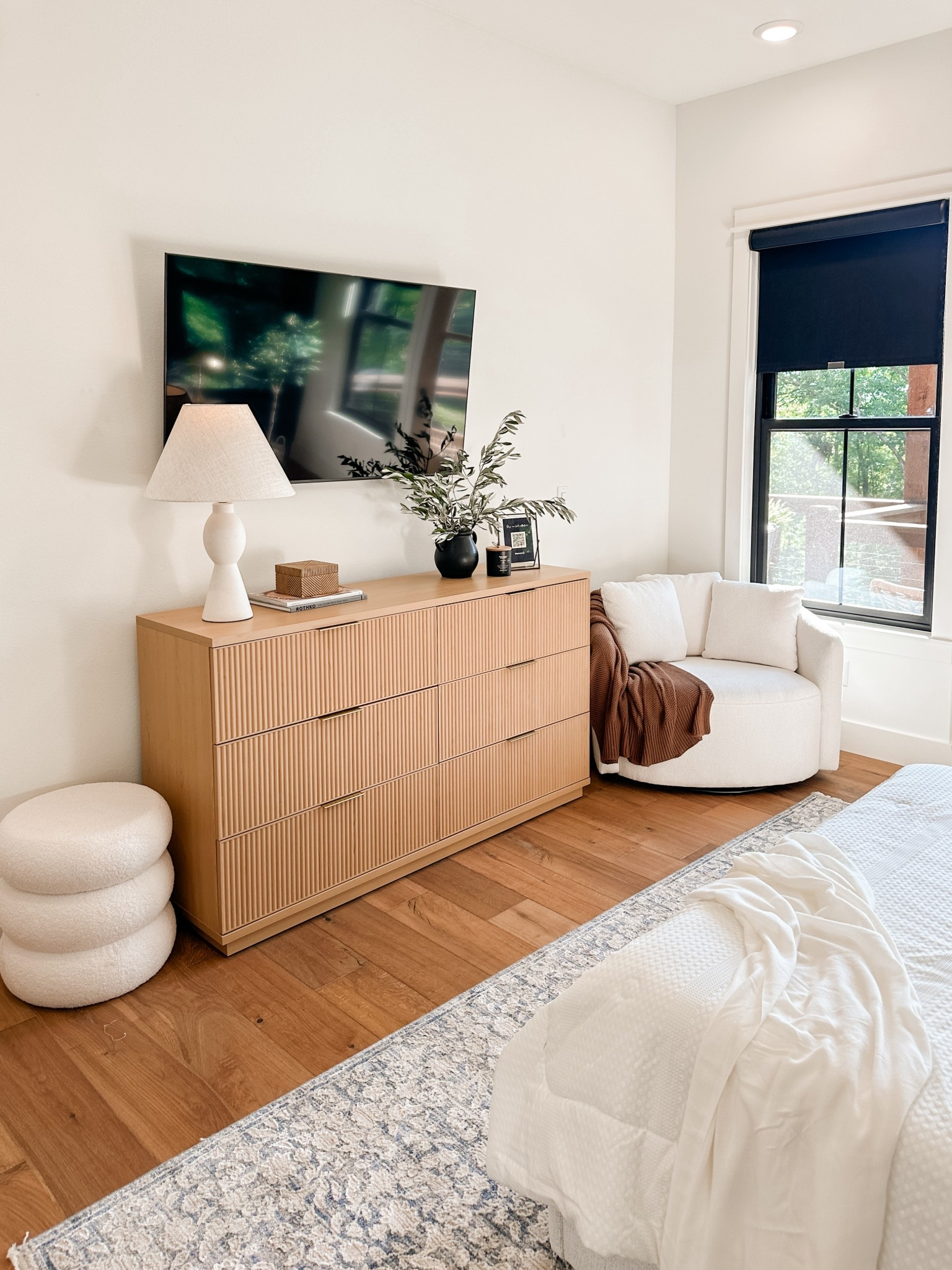 This fluted dresser is from Walmart! Comes in a few size options and as a nightstand.

Sarah Joy, master bedroom, dresser, bedroom, home decor, swivel chair 

#LTKFindsUnder100 #LTKFindsUnder50 #LTKHome