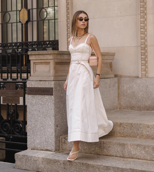 The Fiona Dress - Off White | Hill House Home US