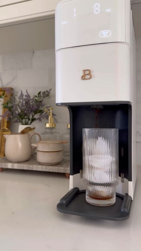 I’m partnering with @walmart #walmartpartner to share my spring coffee bar setup!

Still absolutely loving my new Beautiful by Drew single serve coffee maker that uses freshly ground beans!! 🙌🏼 No pods or even filter needed!! Makes hot and iced coffee, so you covered no matter how you like it!! ☕️🤍@walmart #IYWYK

#LTKhome #LTKfindsunder100