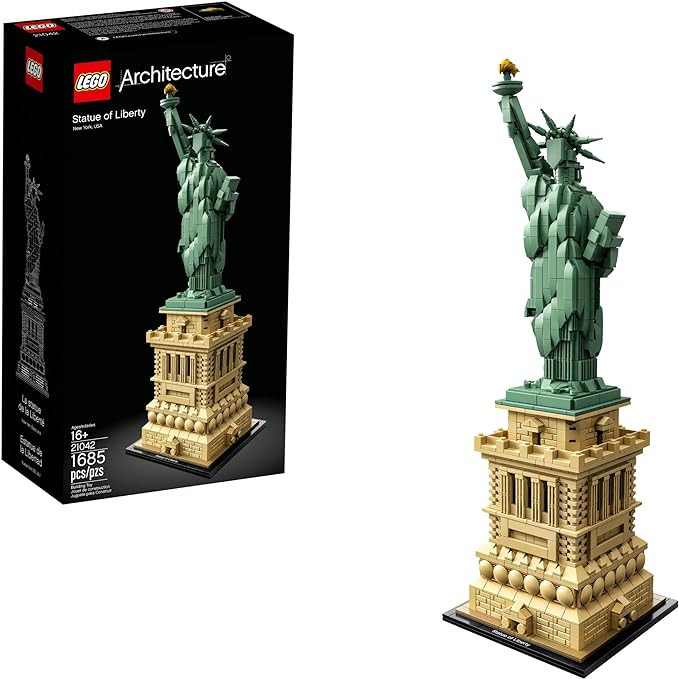 LEGO Architecture Statue of Liberty 21042 Model Building Set - Collectible New York City Souvenir... | Amazon (US)