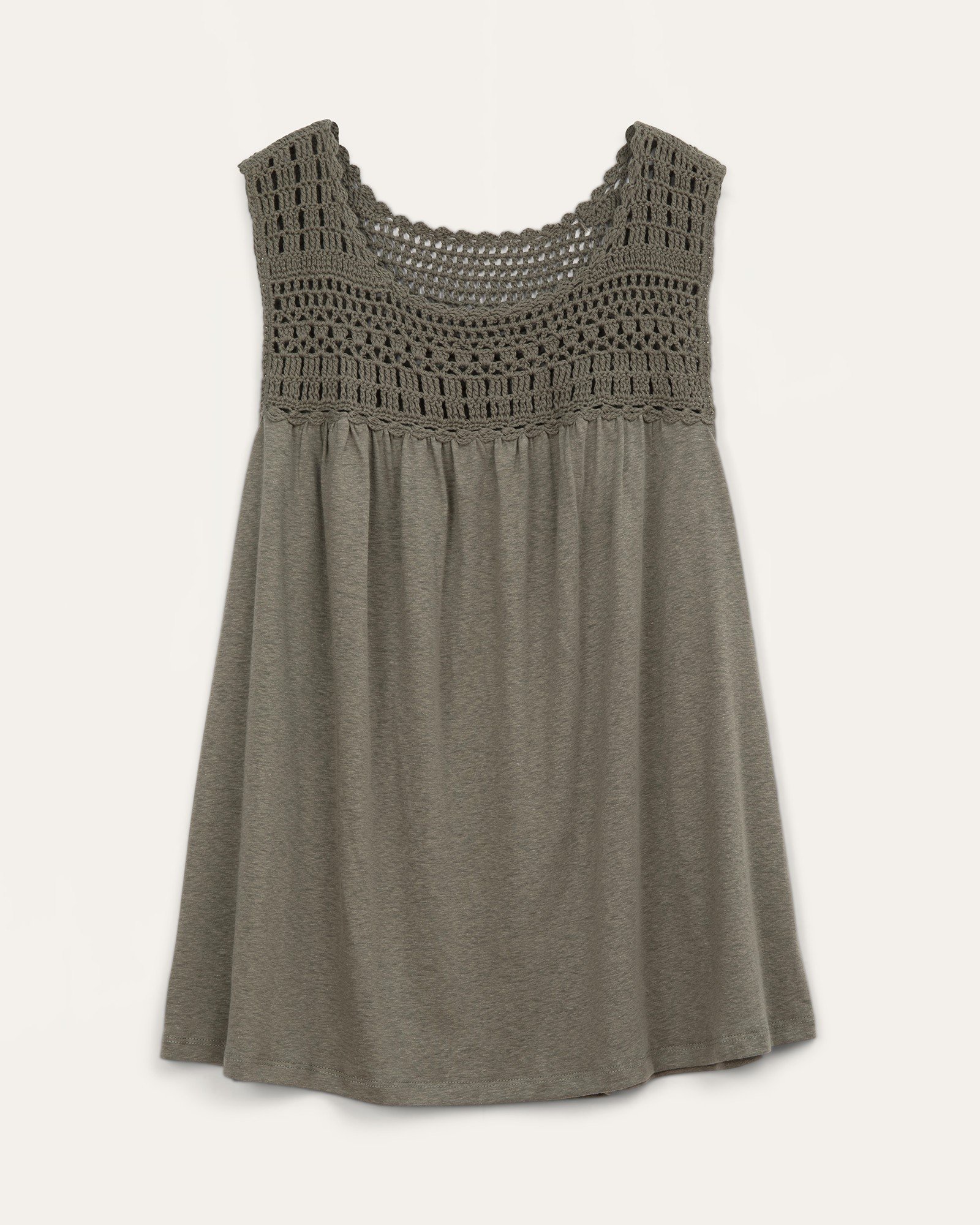 Daniel Rainn Yvonne Embroidery Knit Top | Olive Green | Women's Tops | Dia & Co