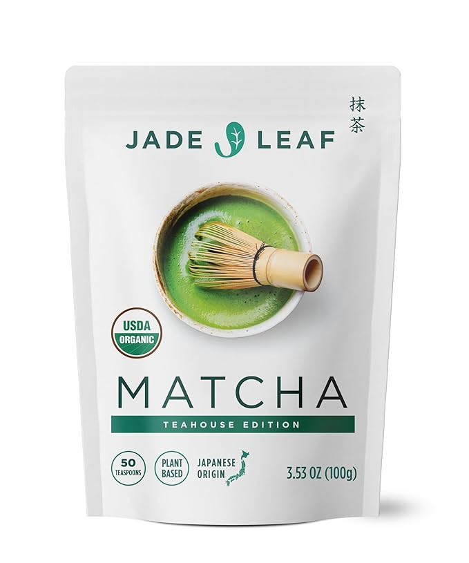 Jade Leaf Matcha Organic Green Tea Powder - Teahouse Edition - Premium First Harvest Ceremonial G... | Amazon (US)