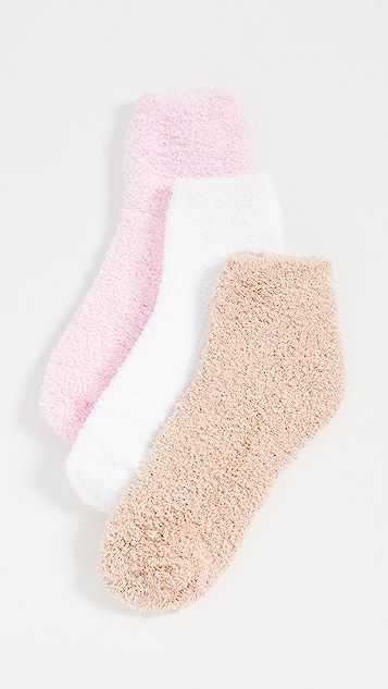 3 Pack Cozy Ankle Socks | Shopbop